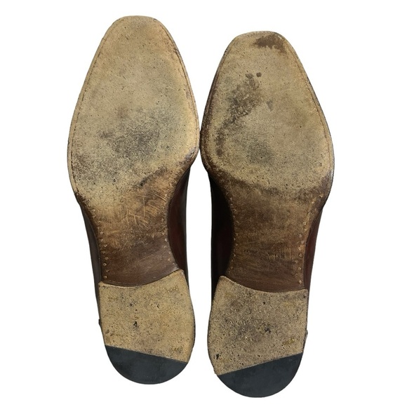 $1700 SAINT CRISPIN\'S 564 GE8 Brown Wingtip Oxford Shoe Trees UK 7F main image 4